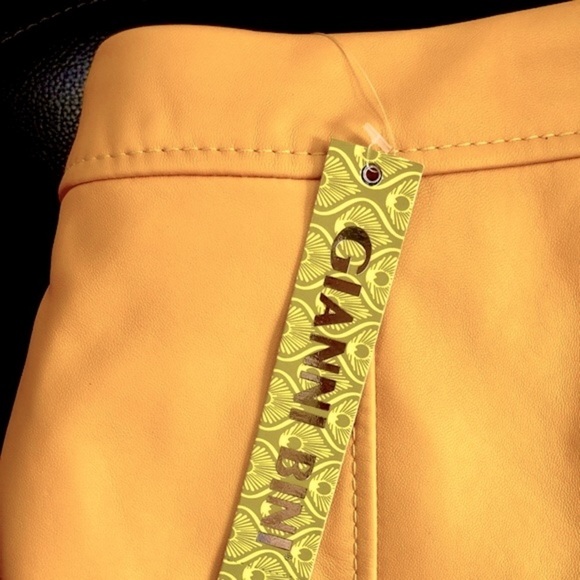 Gianni Bini Genuine Leather Mini Skirt XS NWT - Picture 7 of 12